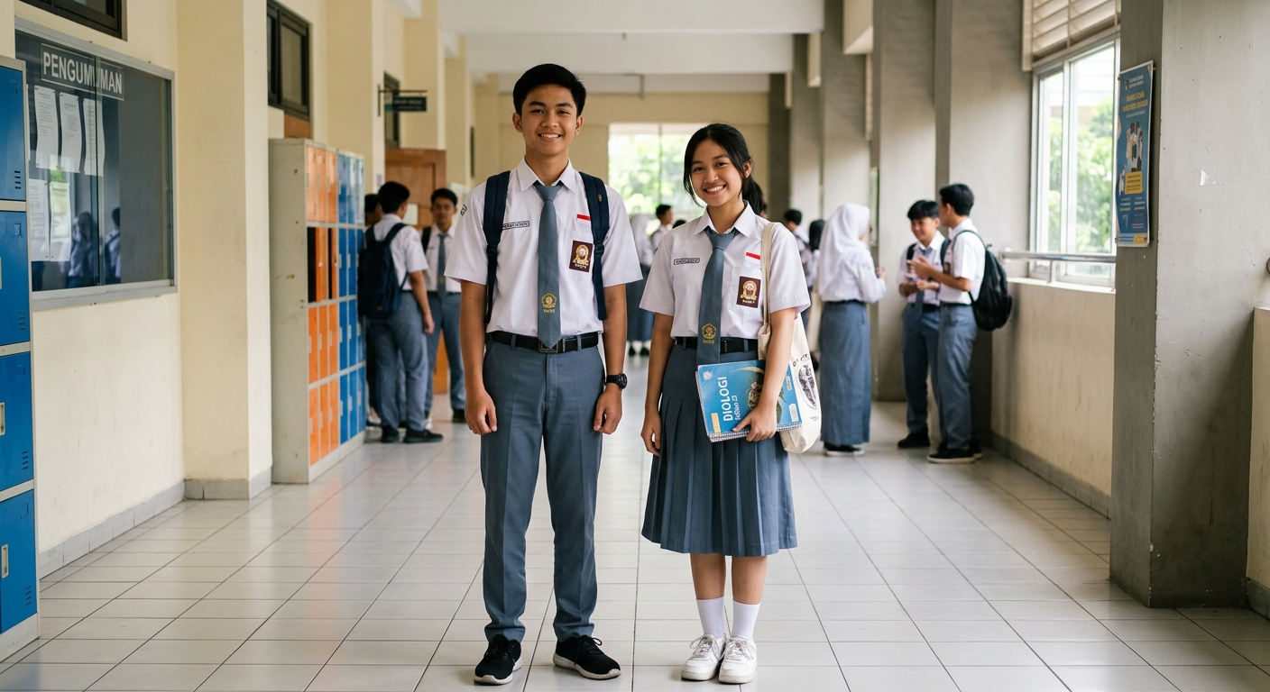 Siswa SMA Negeri 1 Pringsurat