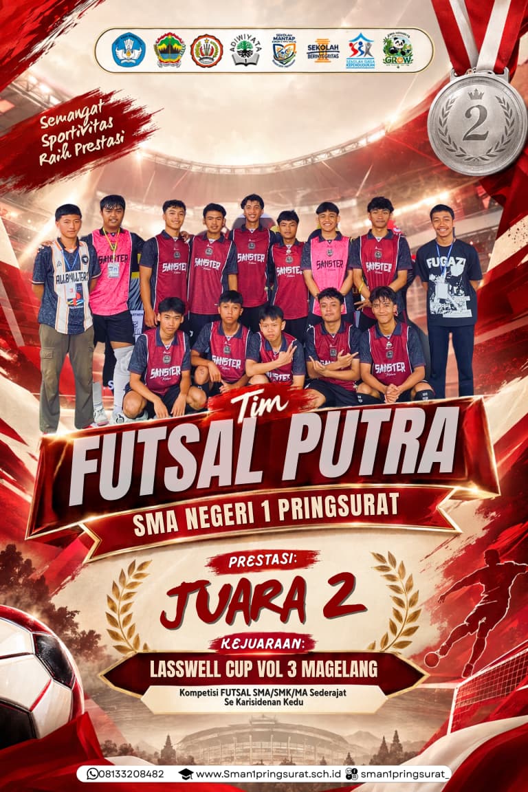 Juara 2 Futsal Putra Lasswell Cup Vol 3 Magelang
