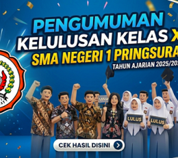 PENGUMUMAN KELULUSAN SMA NEGERI 1 PRINGSURAT 2025/ 2026